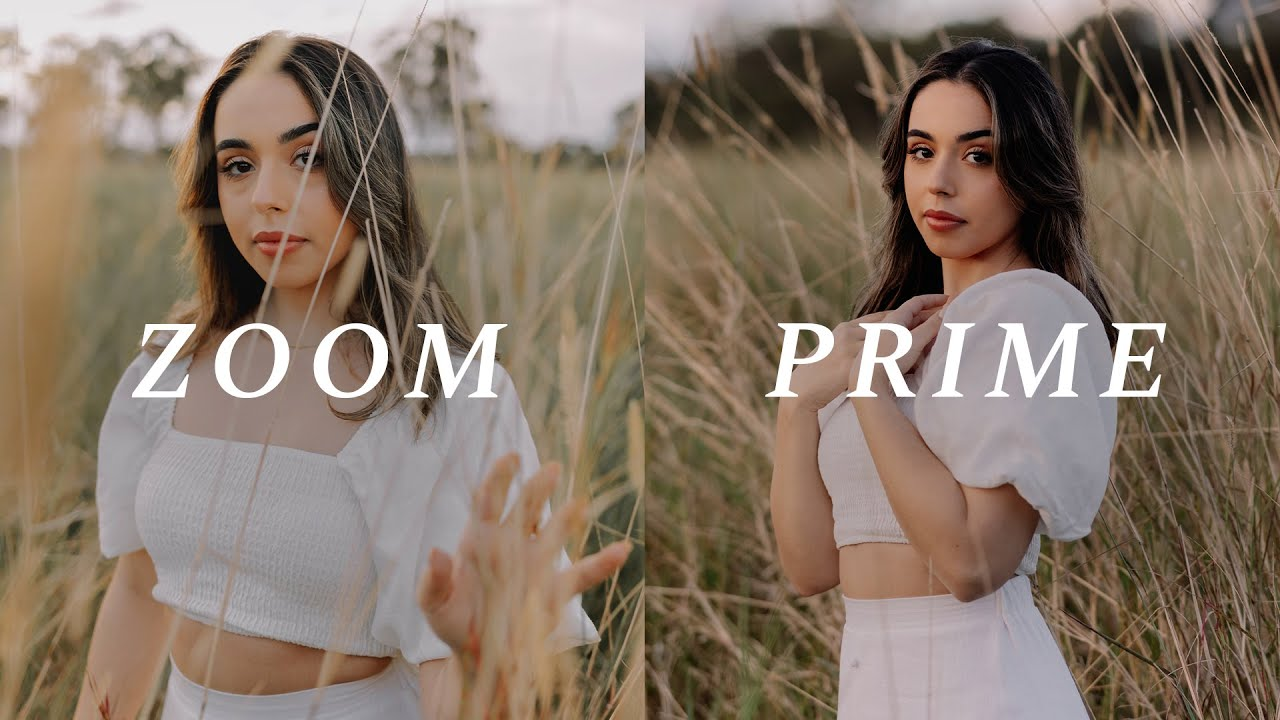 Prime lens and zoom lens in photography