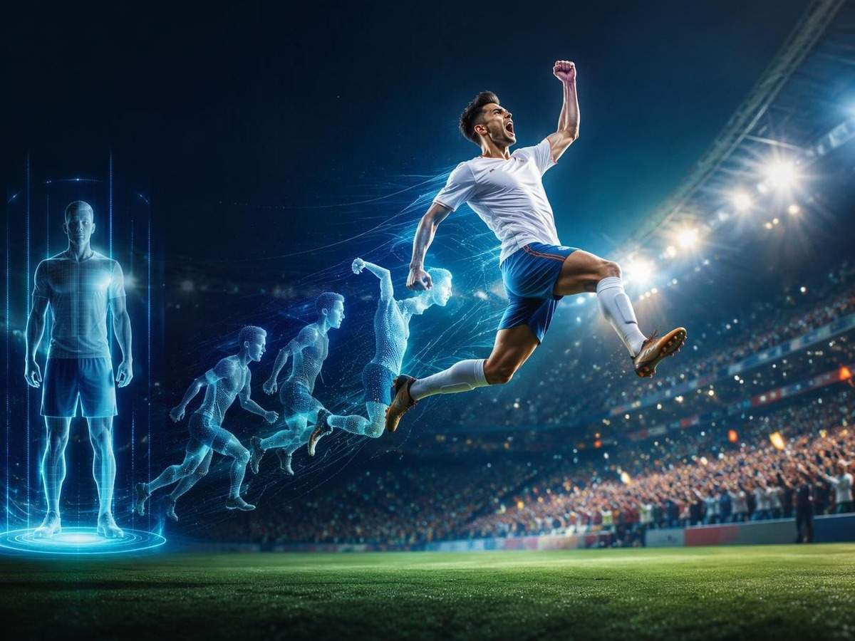 Fußball Bewegung Übertragung AI prompt Abdeckung 2 in 4: 3