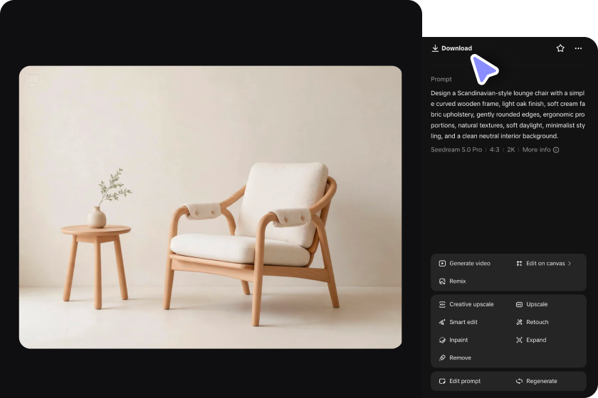Refine specific areas and then export the image