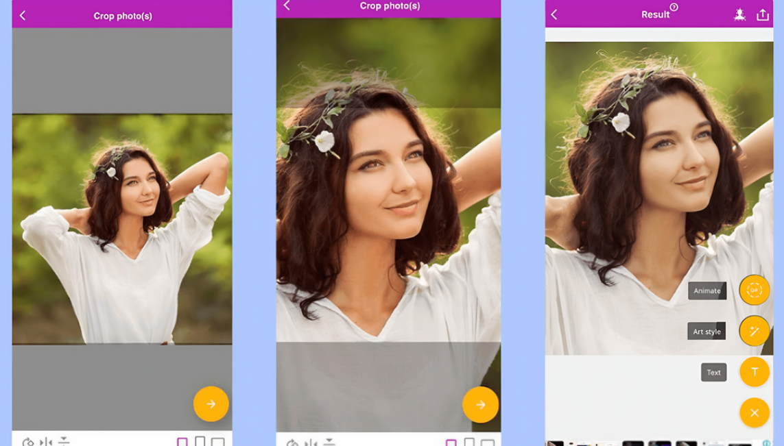 Remove red eyes using the Visage Lab app