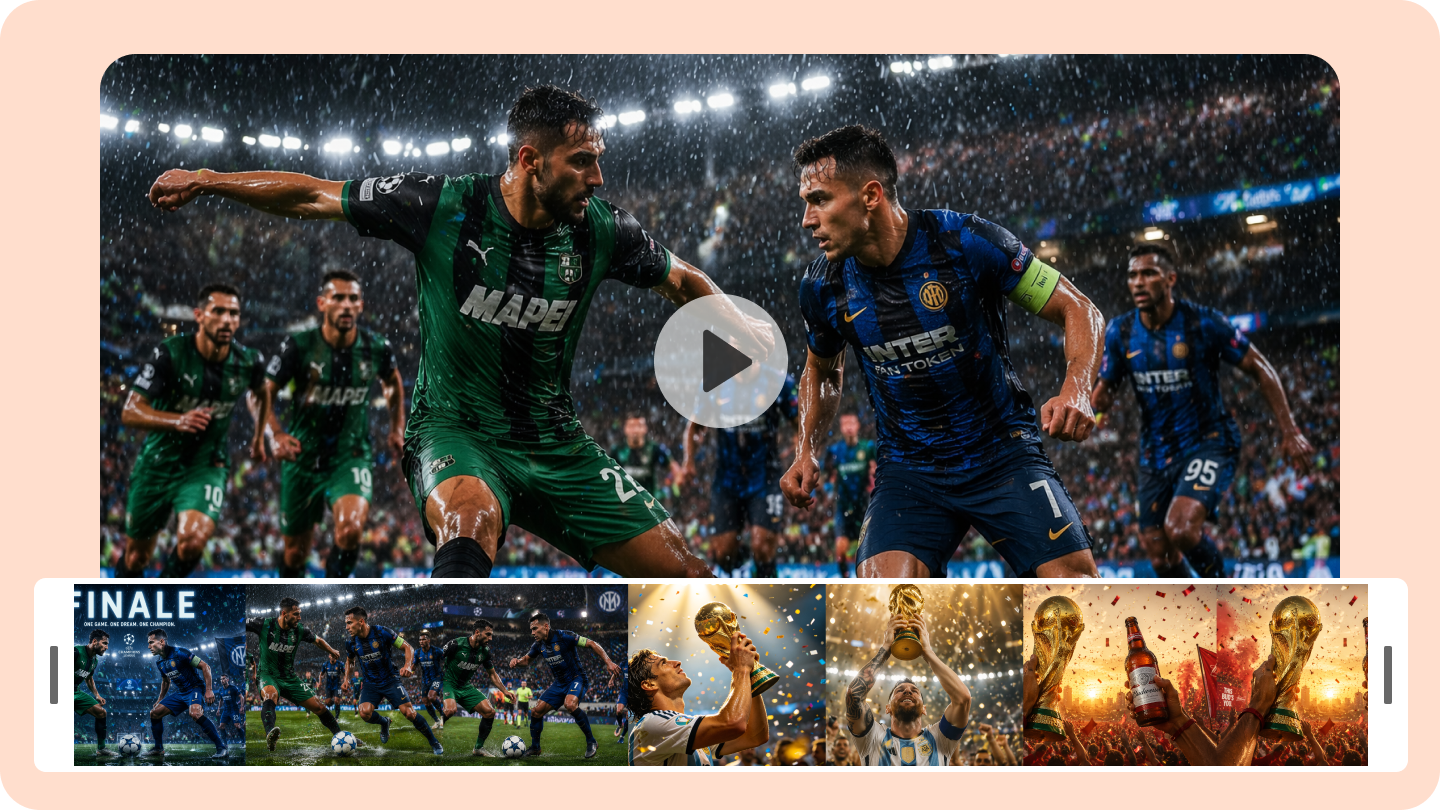 Principales tendencias de videos cortos con IA sobre la Copa Mundial para creadores deportivos