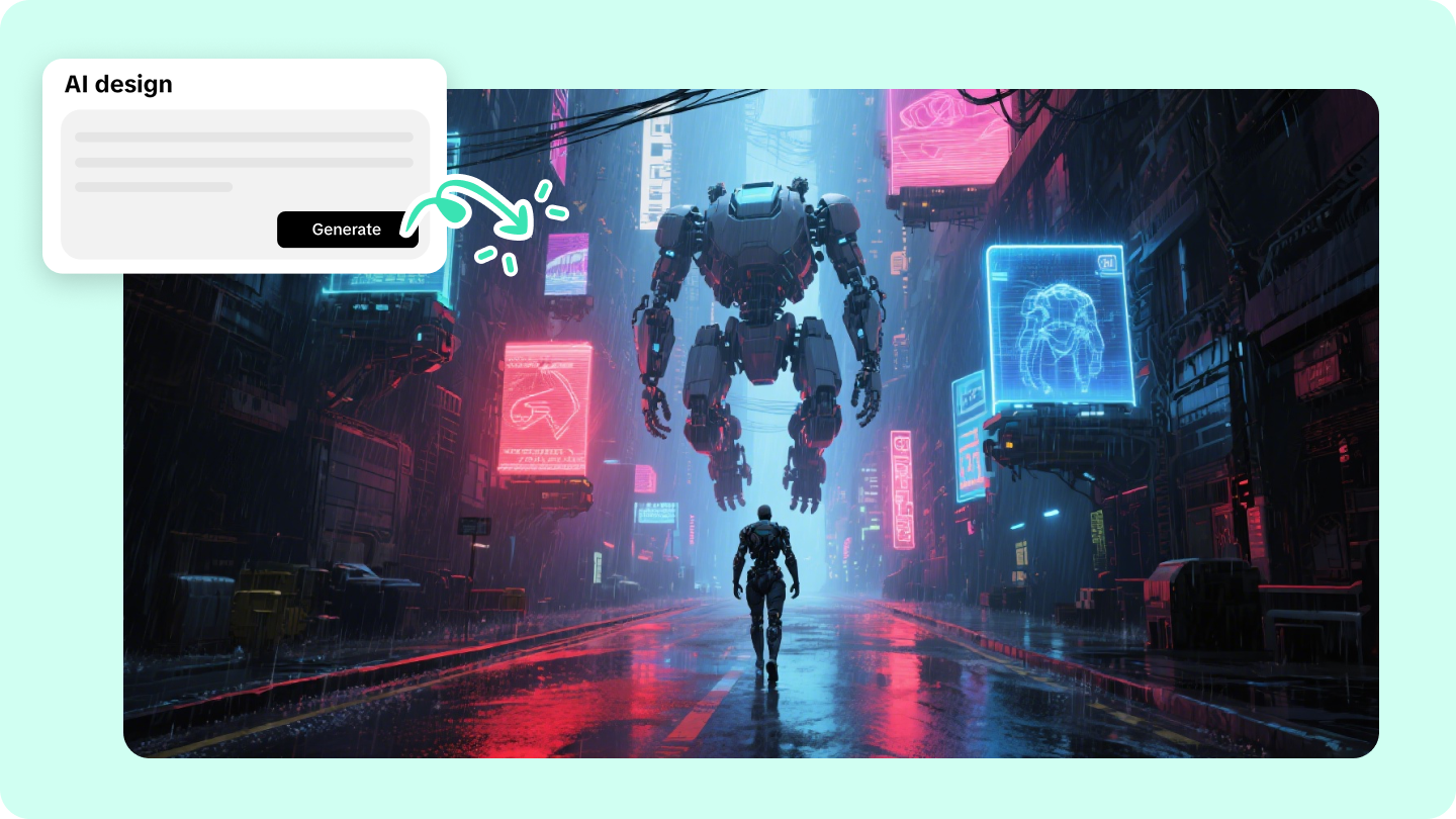 what is ai anime sci fi scene generator