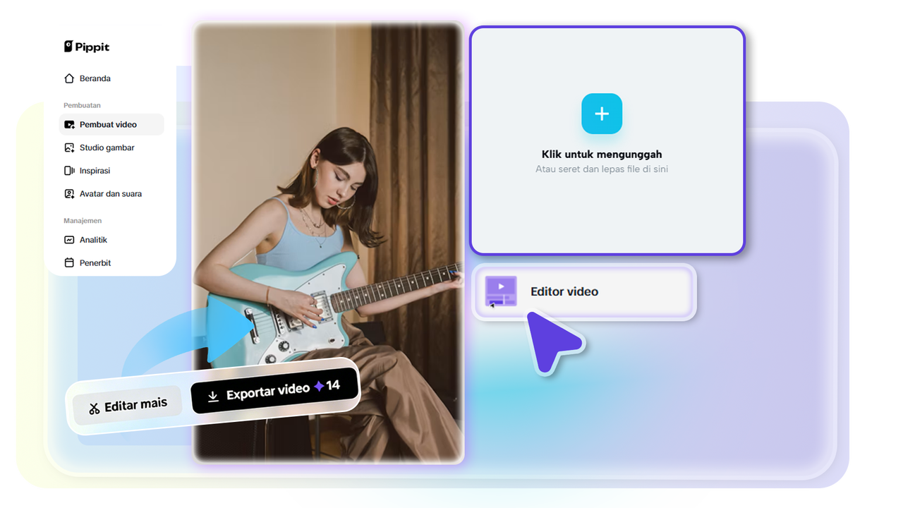 Dapatkan akses ke editor video