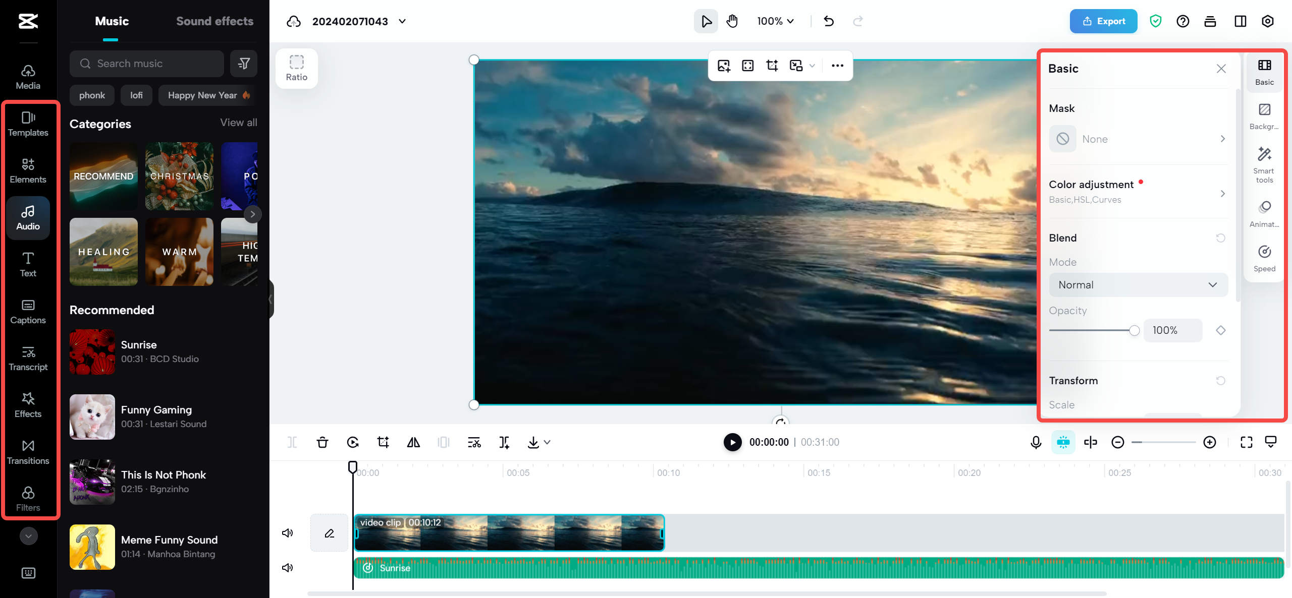 Edit video