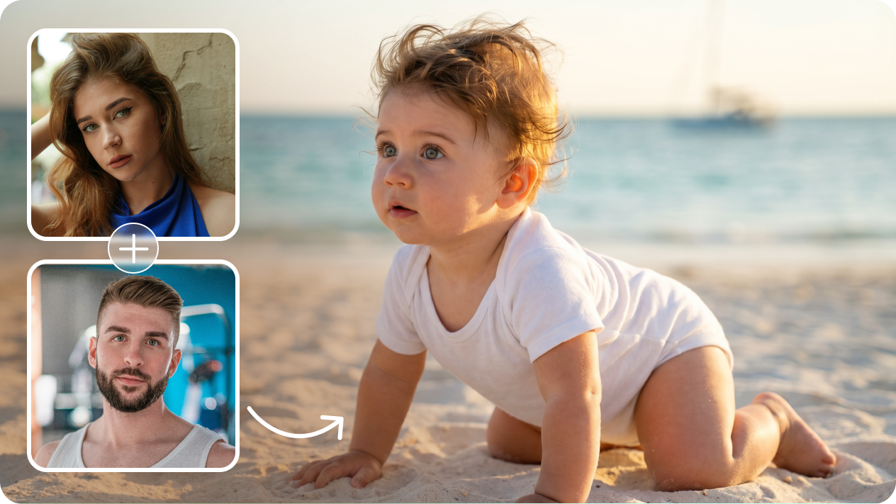 Advanced feature mapping and trait blending with image-to-image
