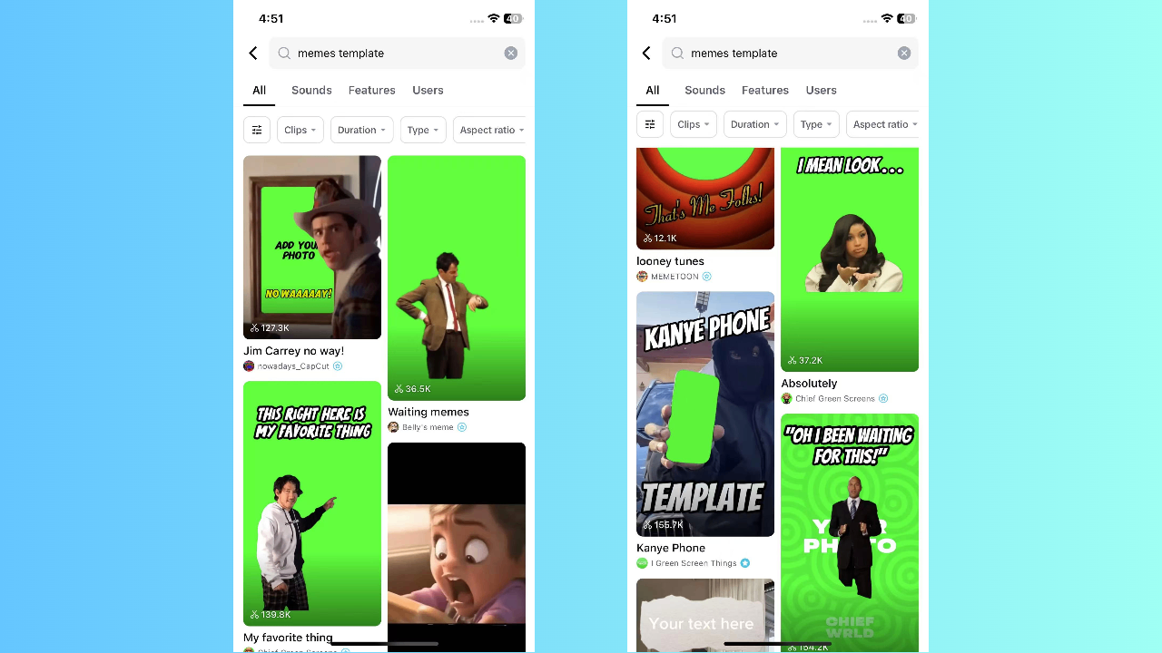 Meme format template