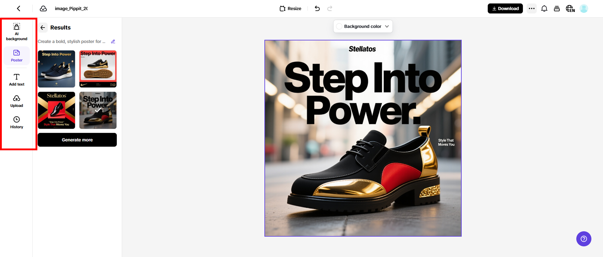 Customize your poster