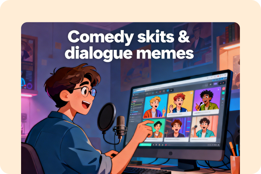  Comedy skits & dialogue memes