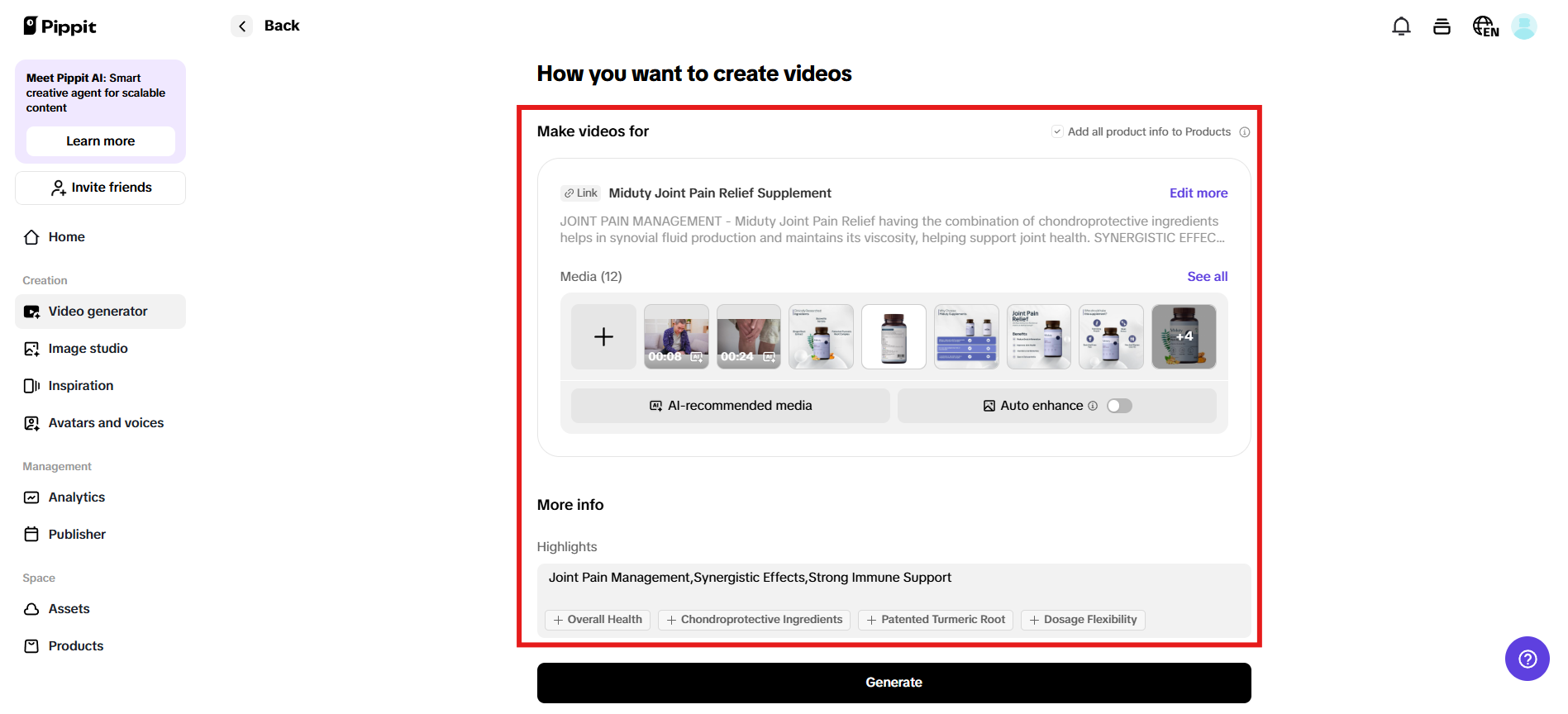 Idagdag ang mga detalye ng tatak