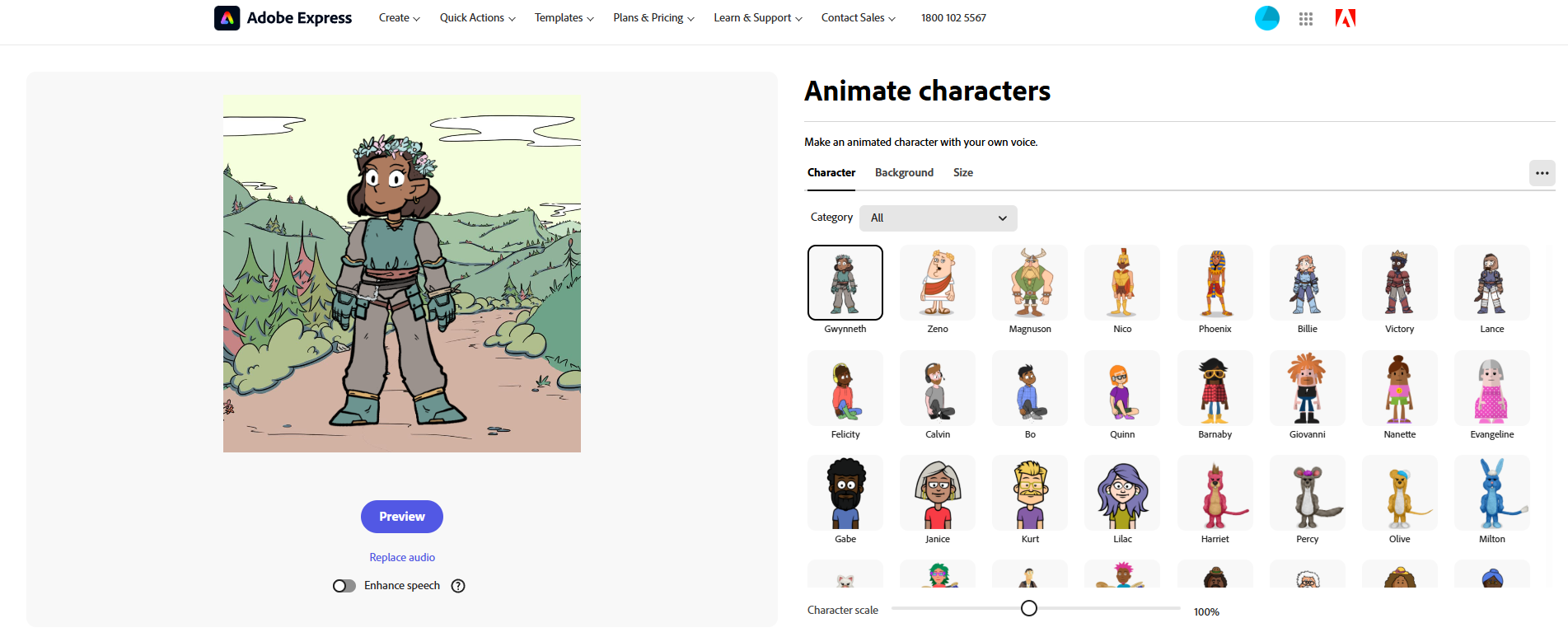 Adobe express cartoon voice changer