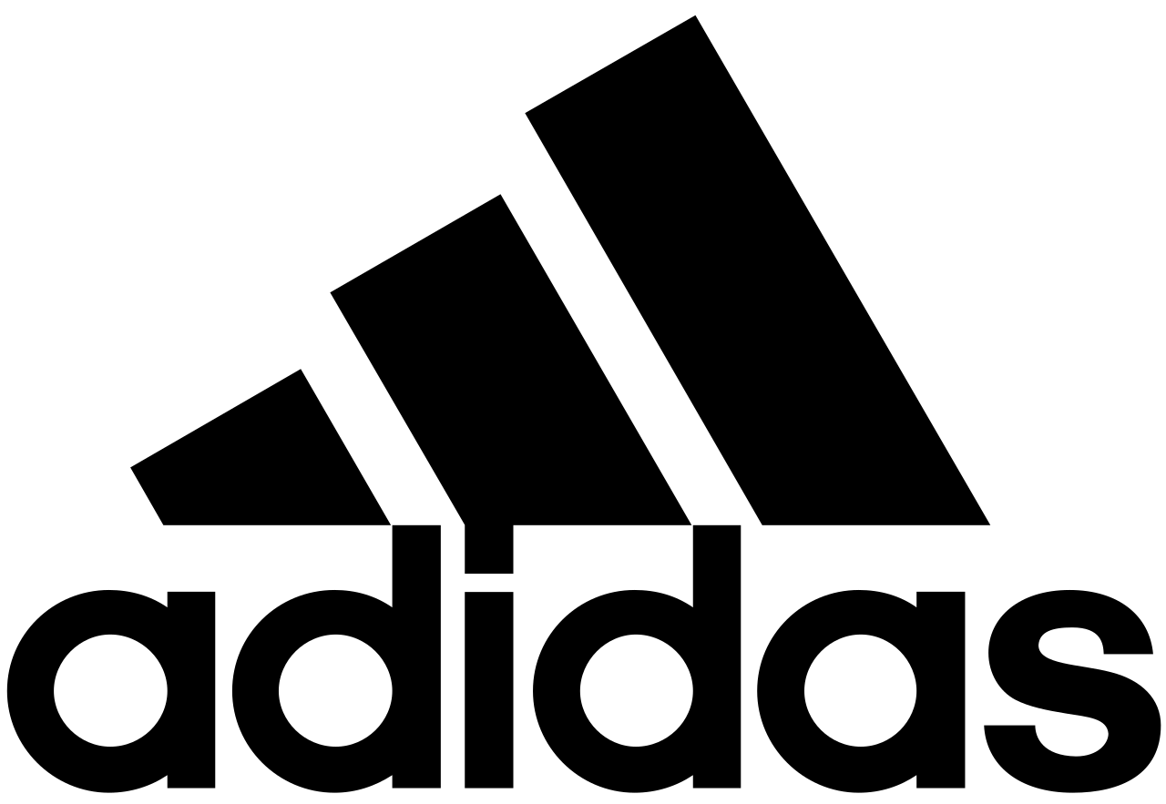 Adidas logo – Bold geometric stripes