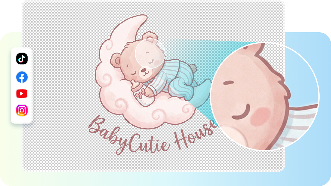 Duy trì chất lượng logo với Pippit