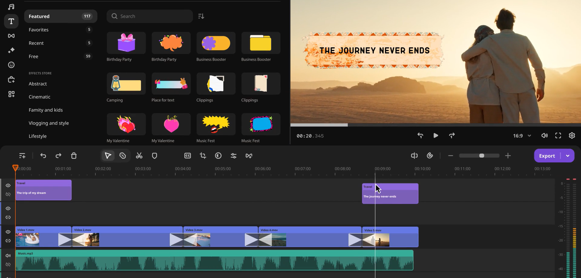 foto naar video liedje