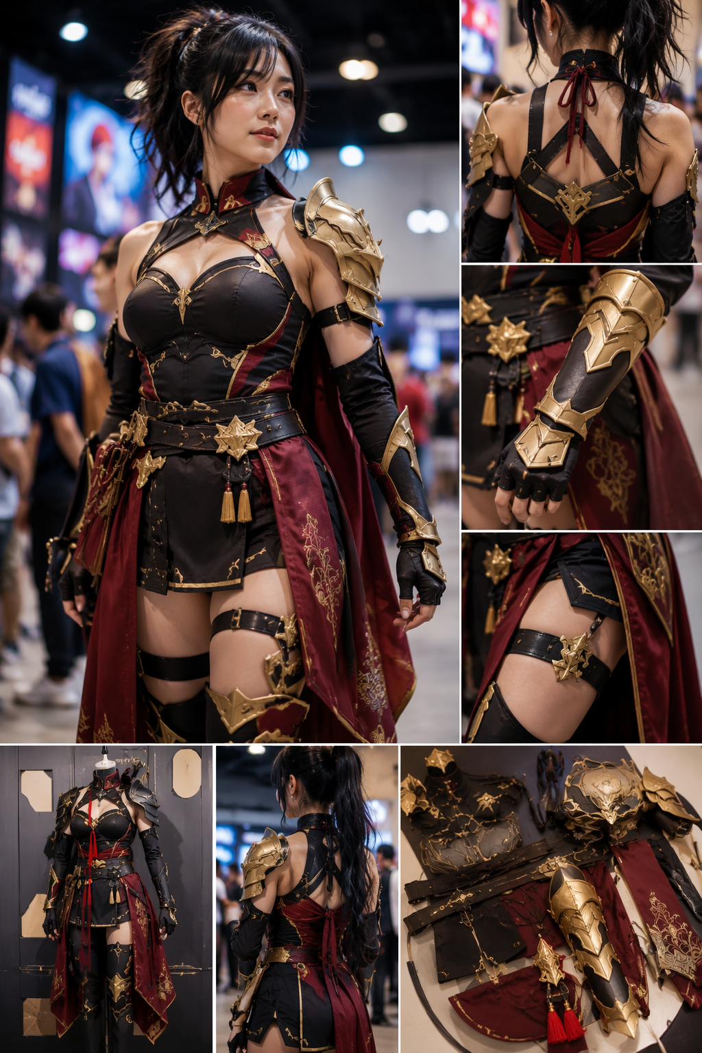 Dreamina cosplay outfit try on hero example 3