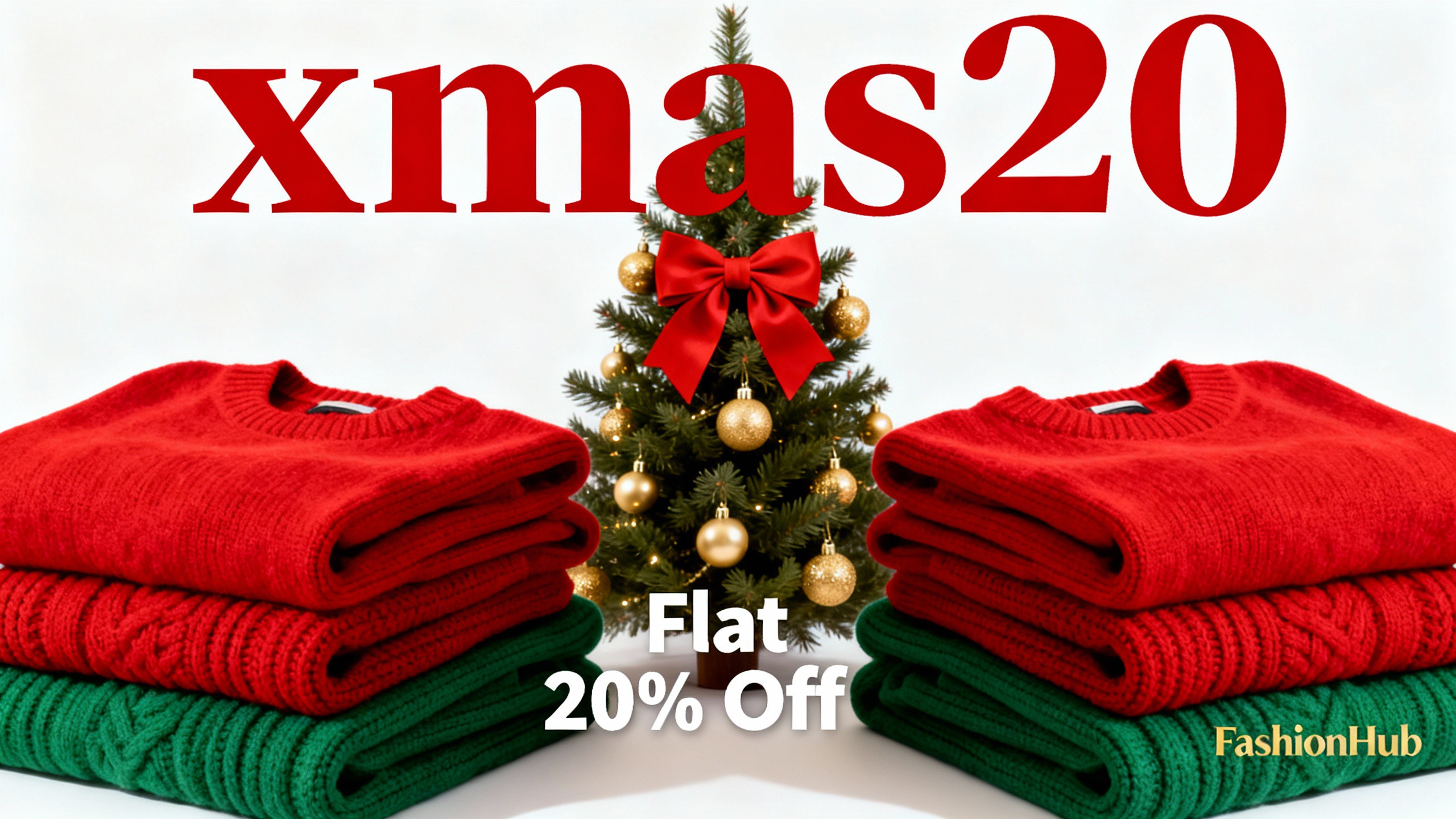 ''HOLIDAY20'' for 20%