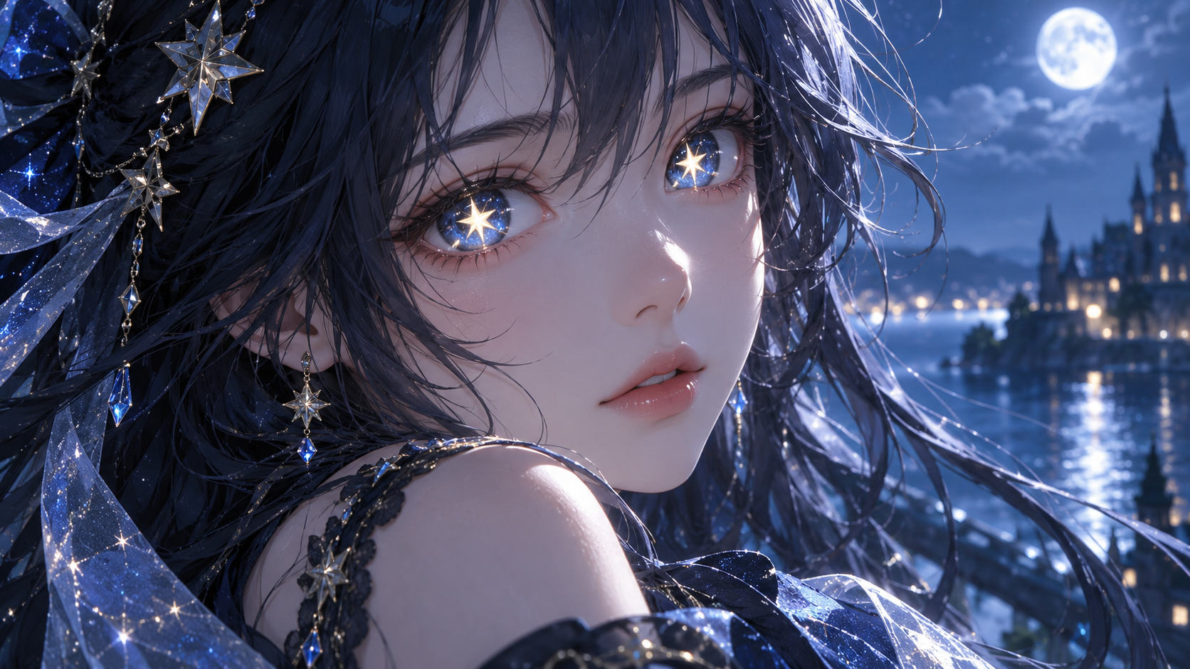 anime star eye ai generator example