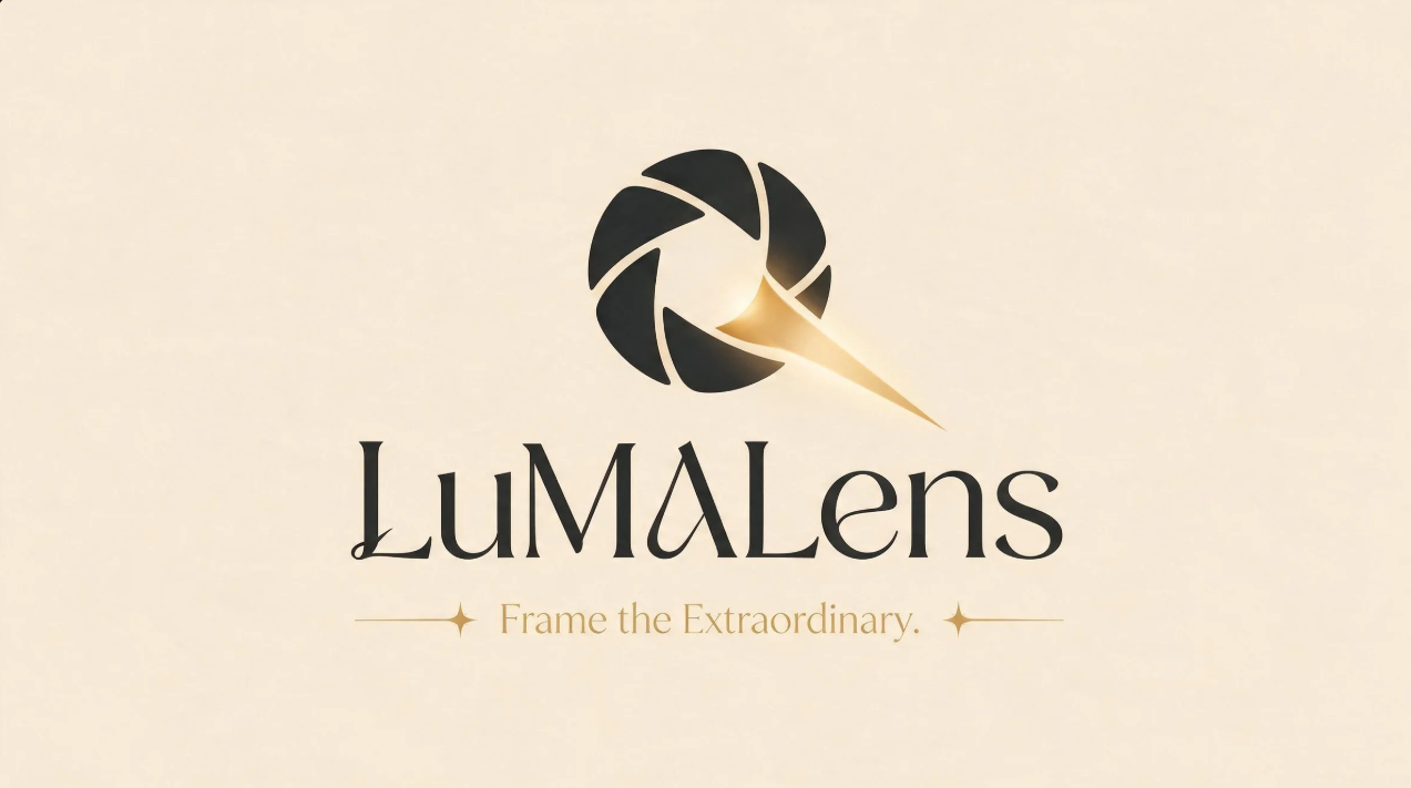 Prompt for a creative photography studio logo