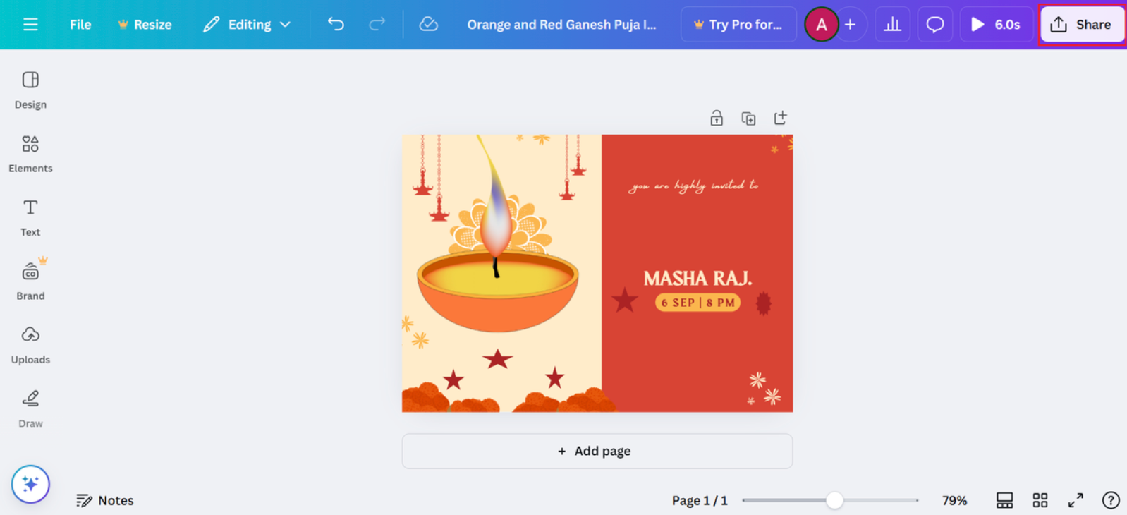 saraswati puja invitation card design