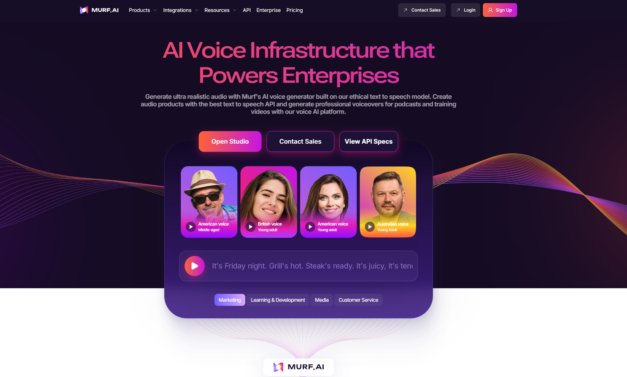 上傳劇本並選擇聲音