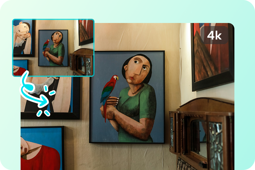 Exhibición de arte digital