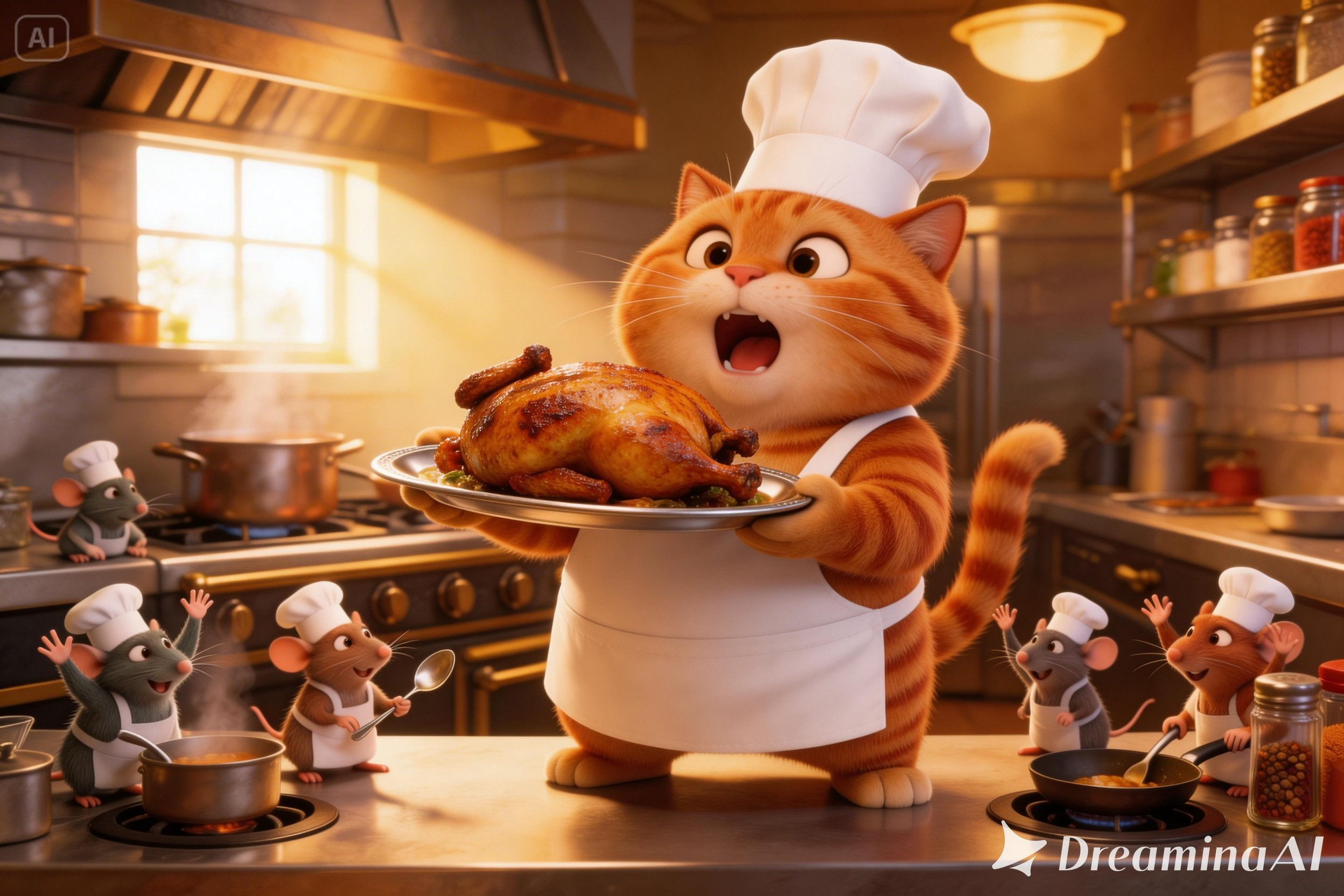 KI-Tiere, die Menschen handeln