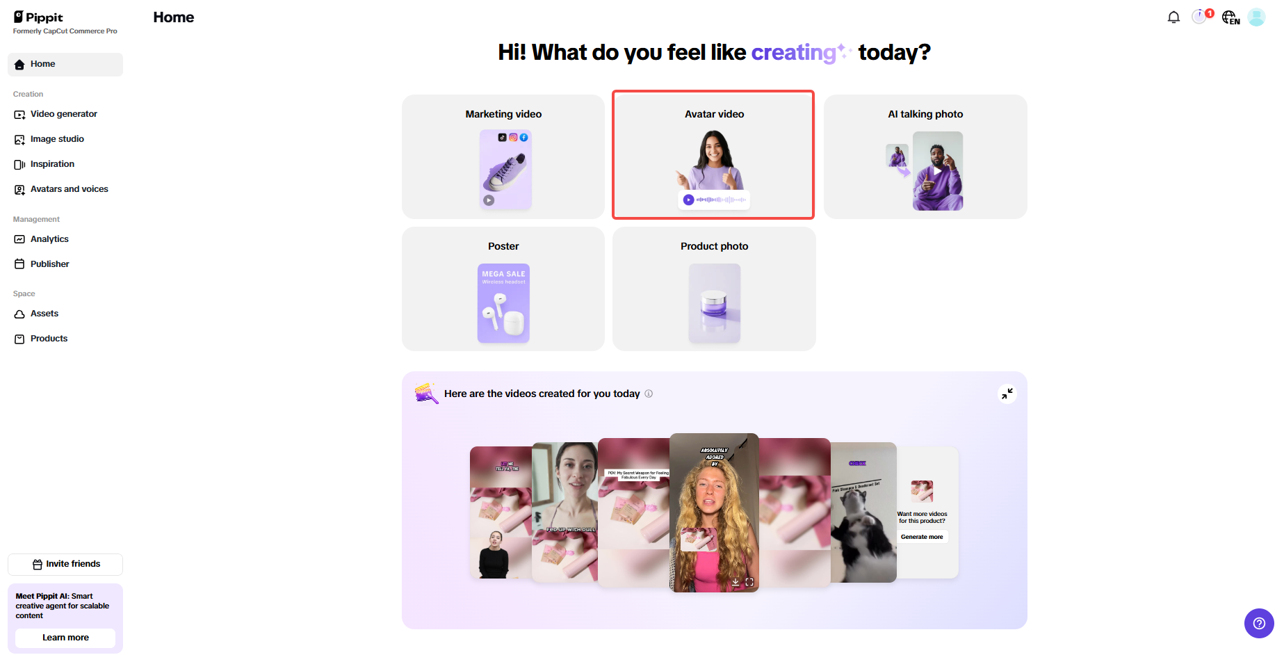 Avatar video maker
