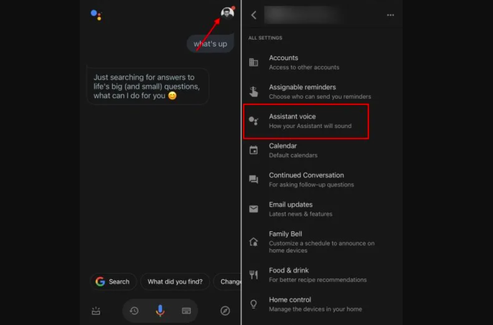A quick way to change the voice of Google Assistant on iPhone