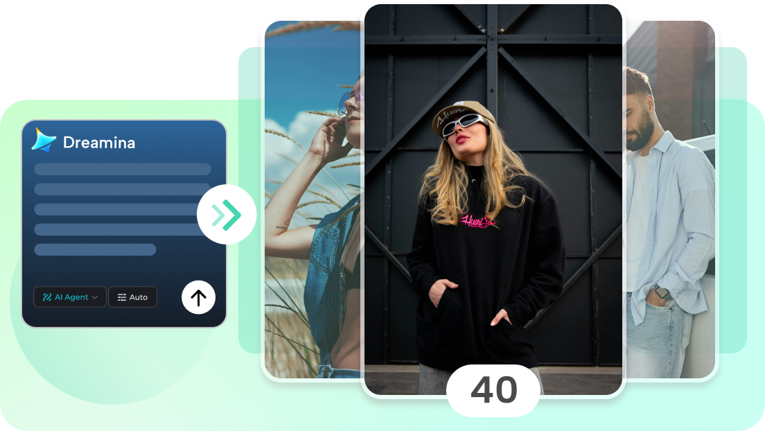 Imágenes de lujo a granel con Asistencia del agente de IA