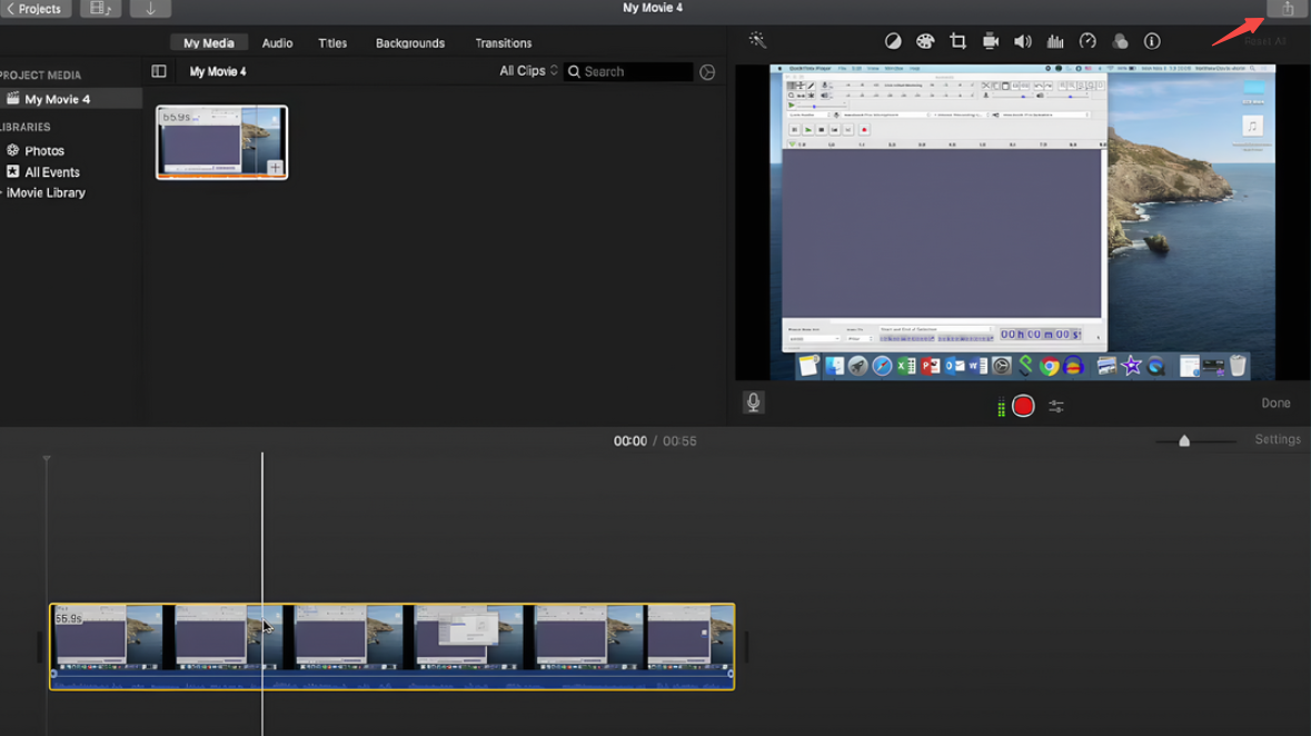 Přetáhněte video na časovou osu