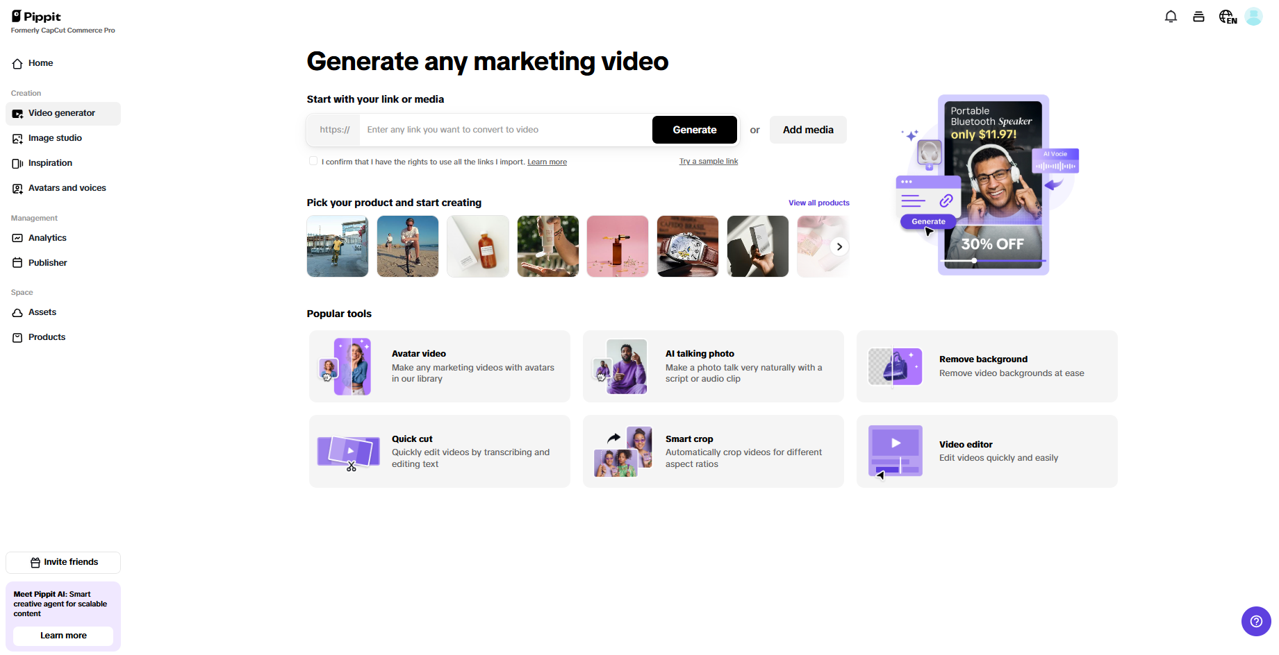 AI script to video generation