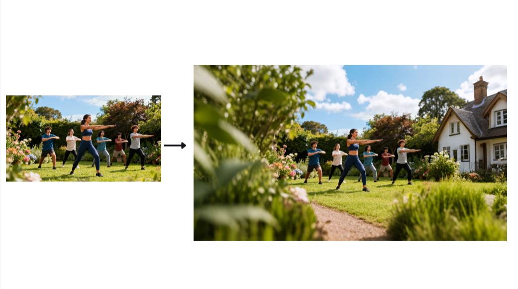 Expand feature in Dreamina