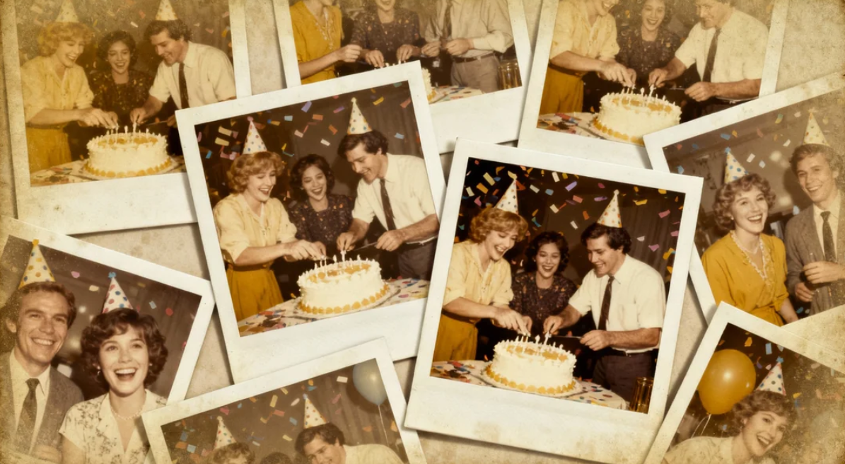 Retro Polaroid frame image