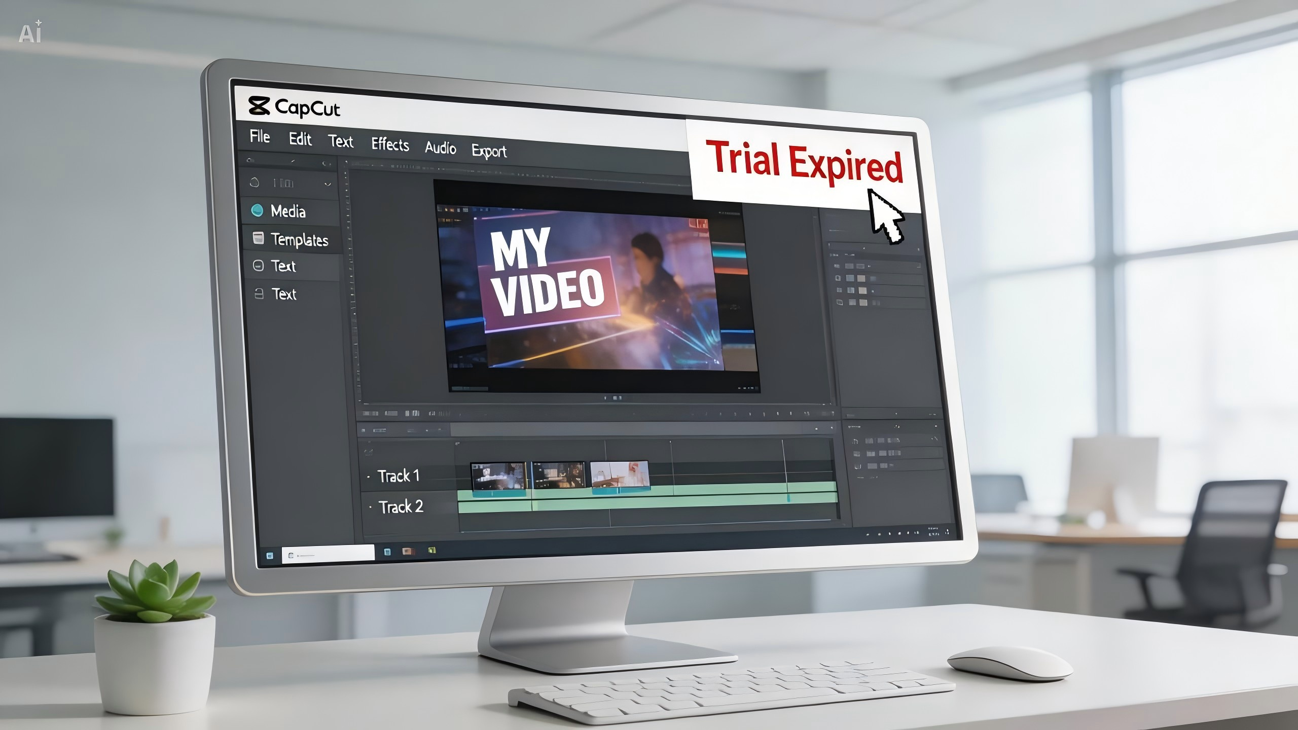 rättegång upphörde CapCut