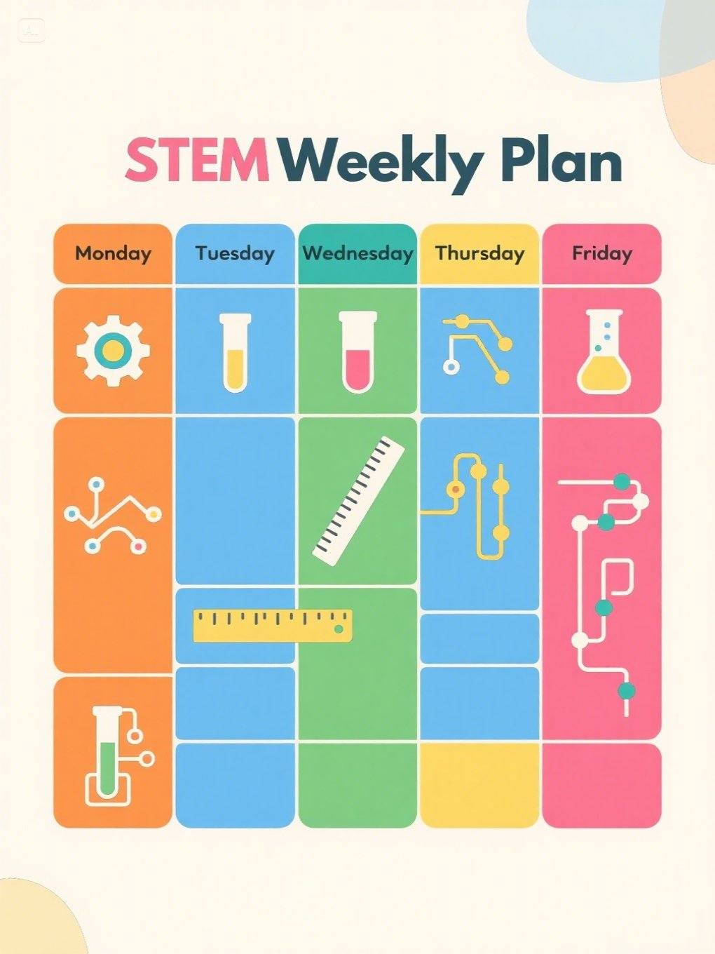 weekly activity plan template