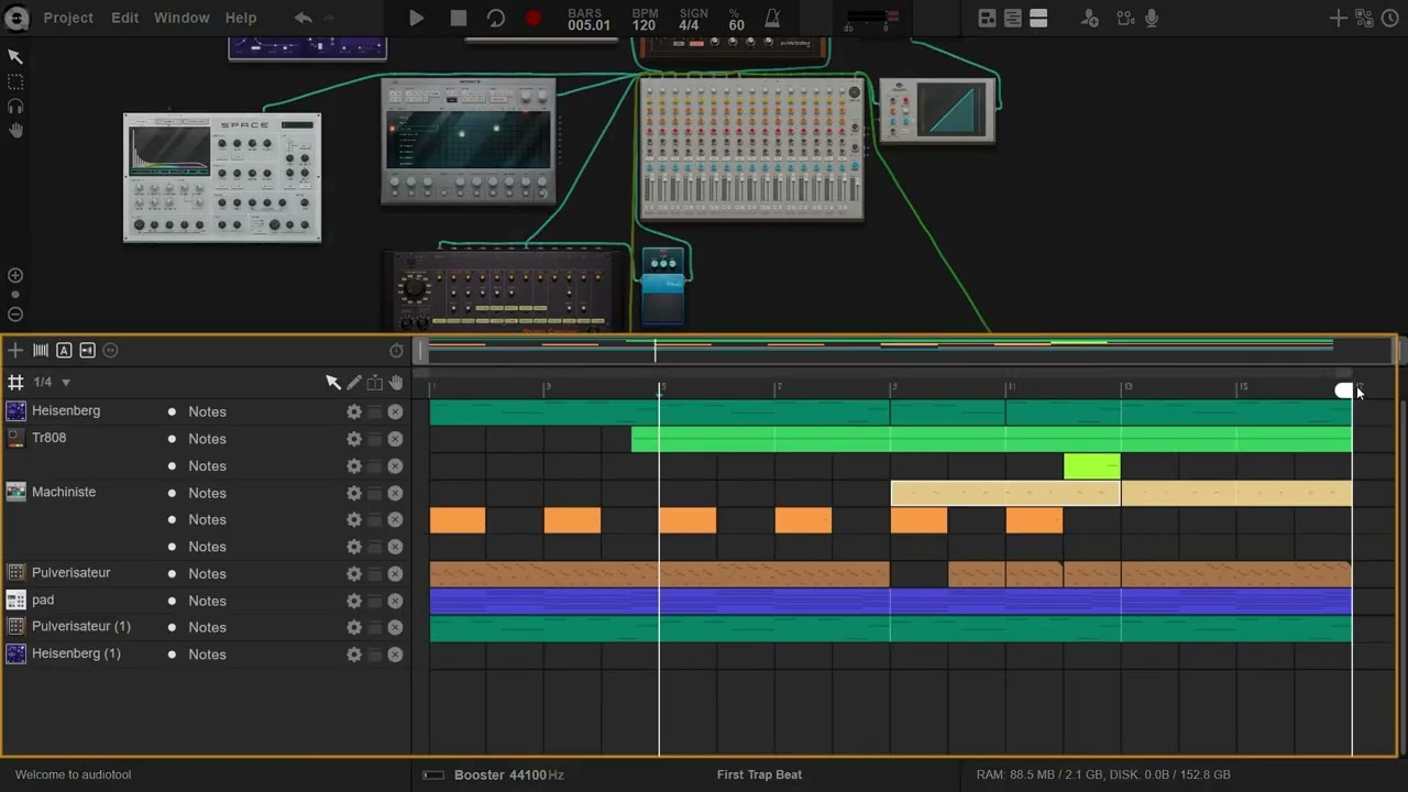 Audiotool - un outil facile à utiliser pour créer de la musique en ligne gratuitement