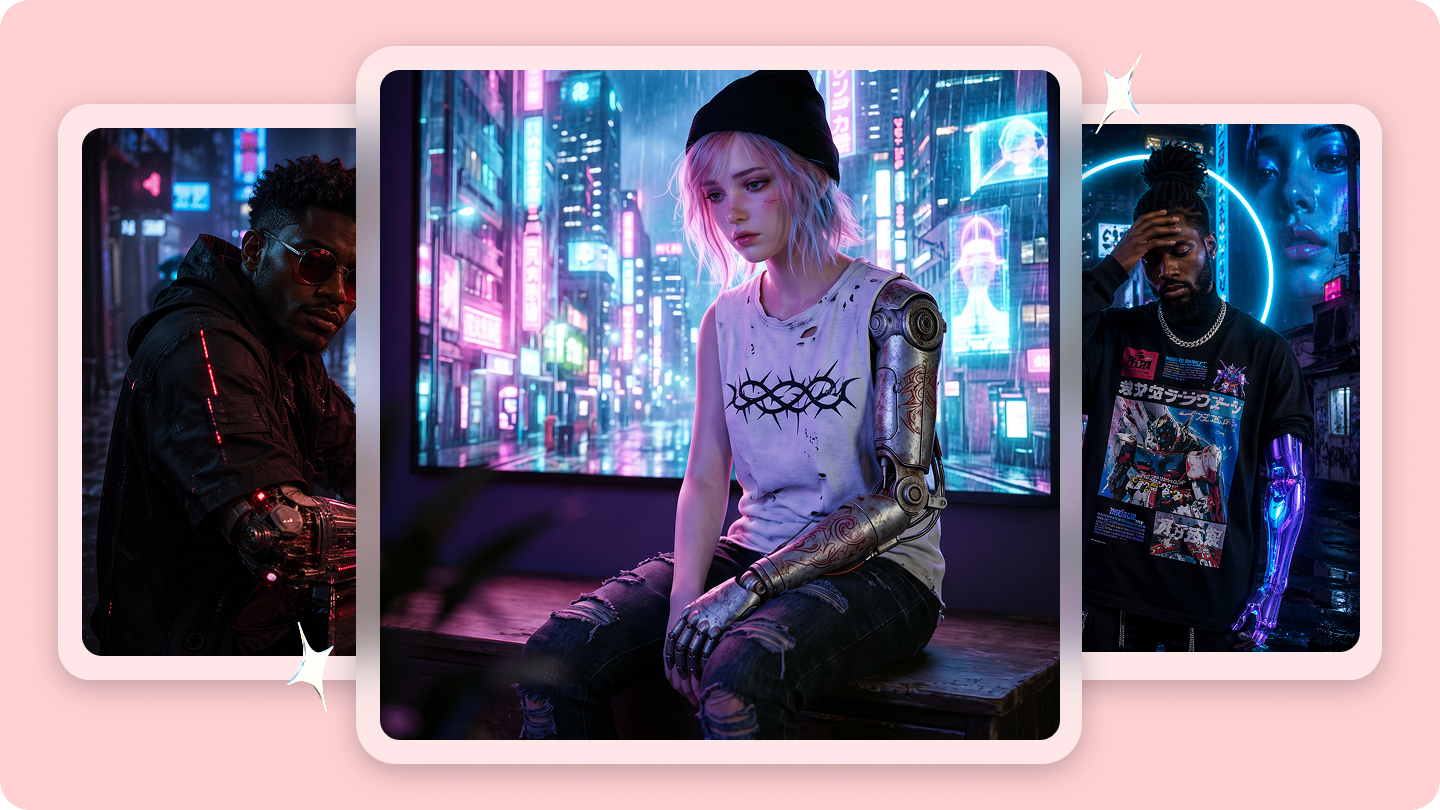 Estilo de Arte Ciberpunk: Guía y Ejemplos de IA