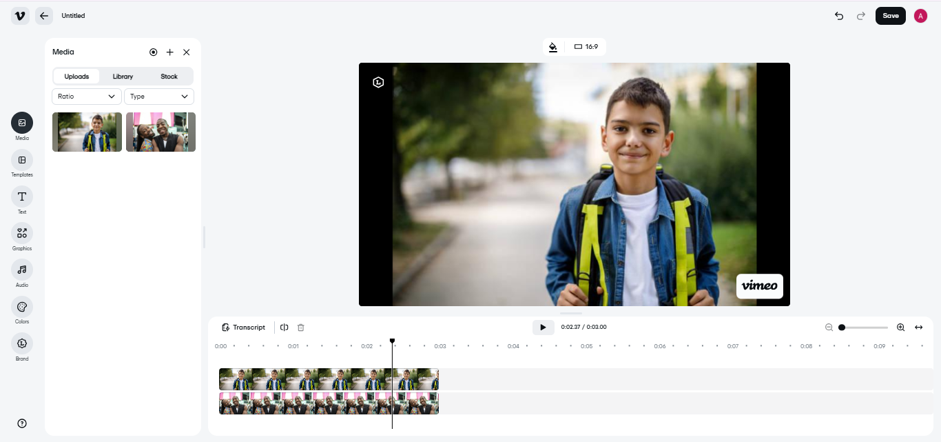 Como colocar fotos em um vídeo