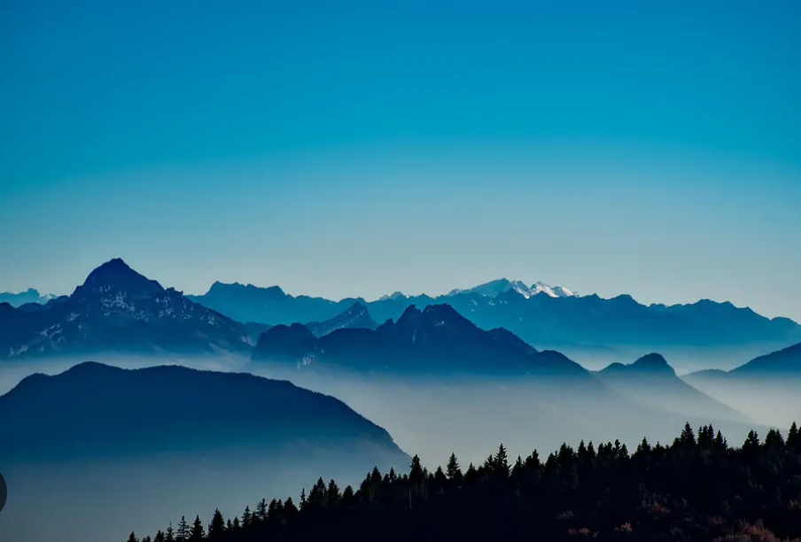 Create atmospheric perspective in photography-Scene selection and timing