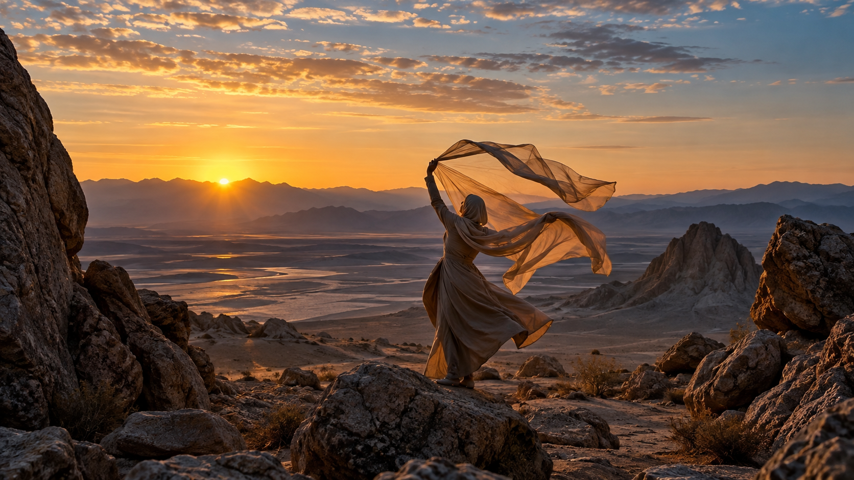 Desert Dawn Pulse example for ai better than suno