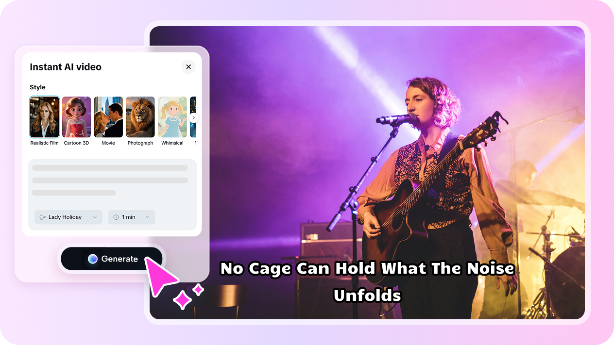 Tạo video YouTube bằng trình tạo video AI của CapCut