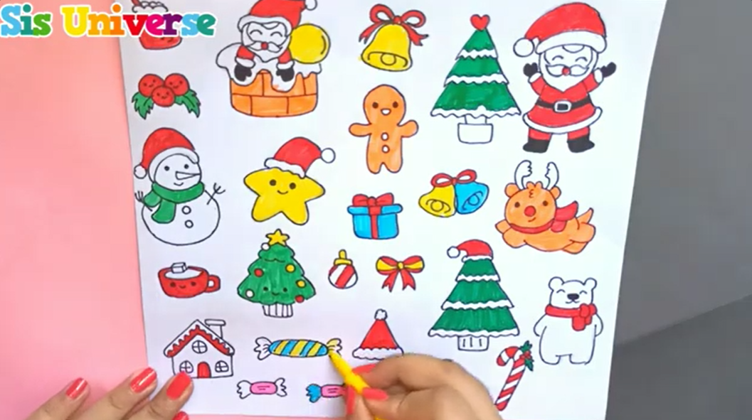 聖誕貼紙標籤