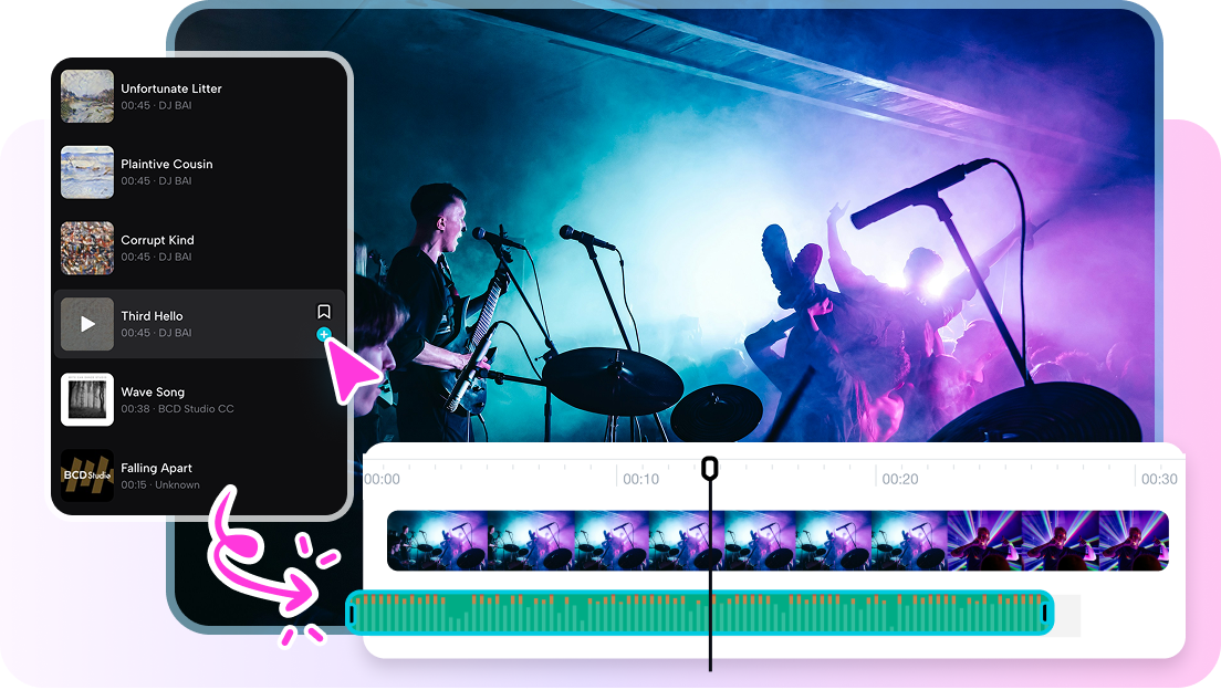Add or replace soundtracks easily after removing vocals