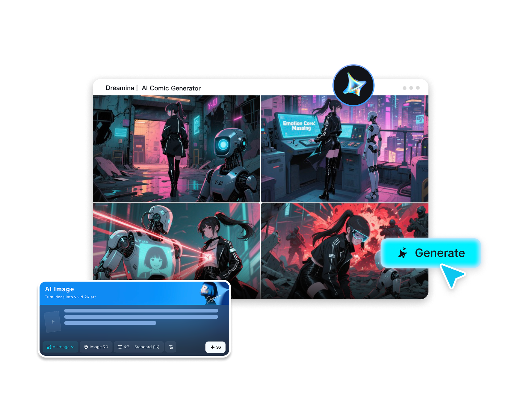 generador de cómics con IA