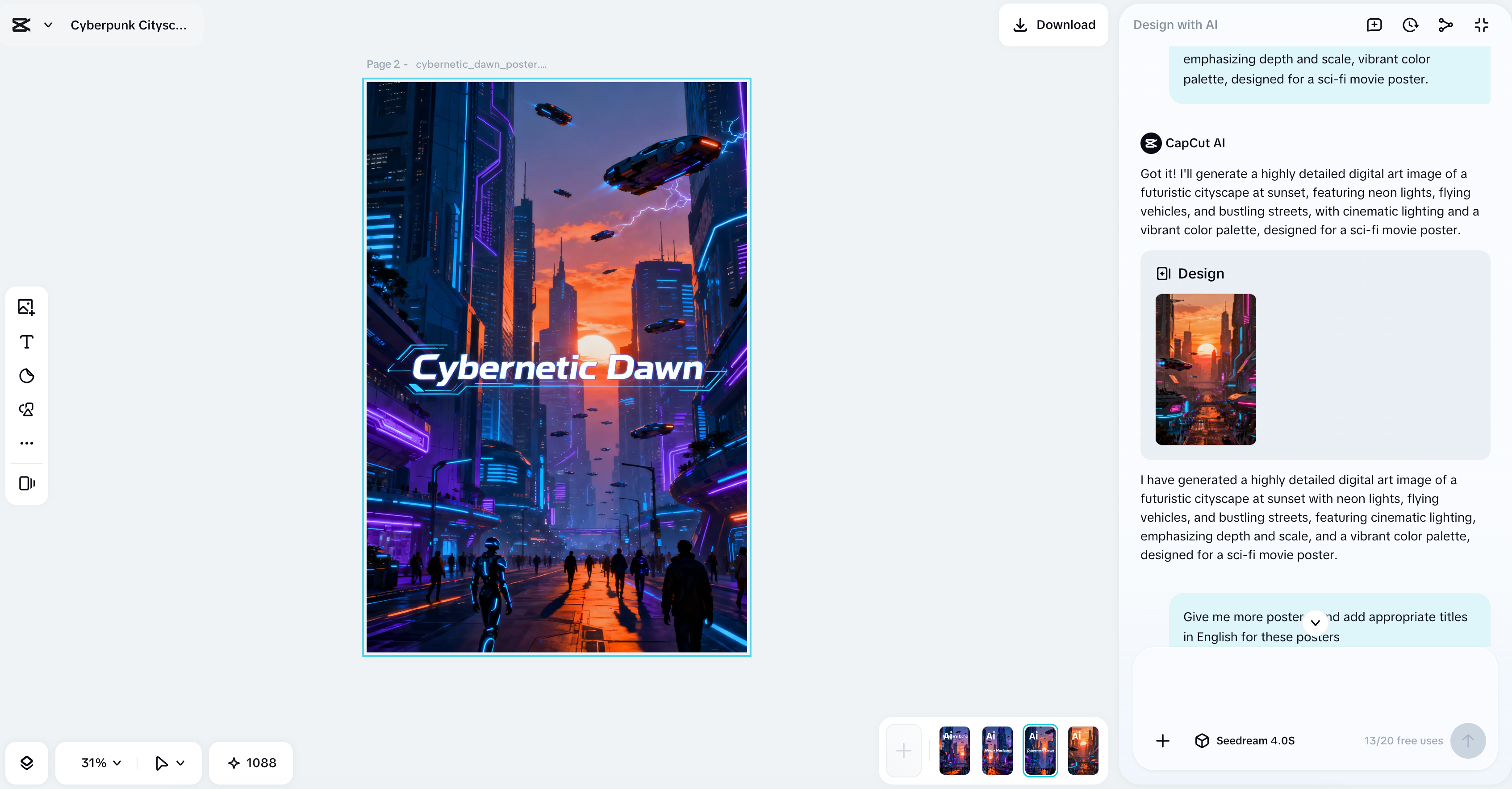 Cyberpunk Cityscape