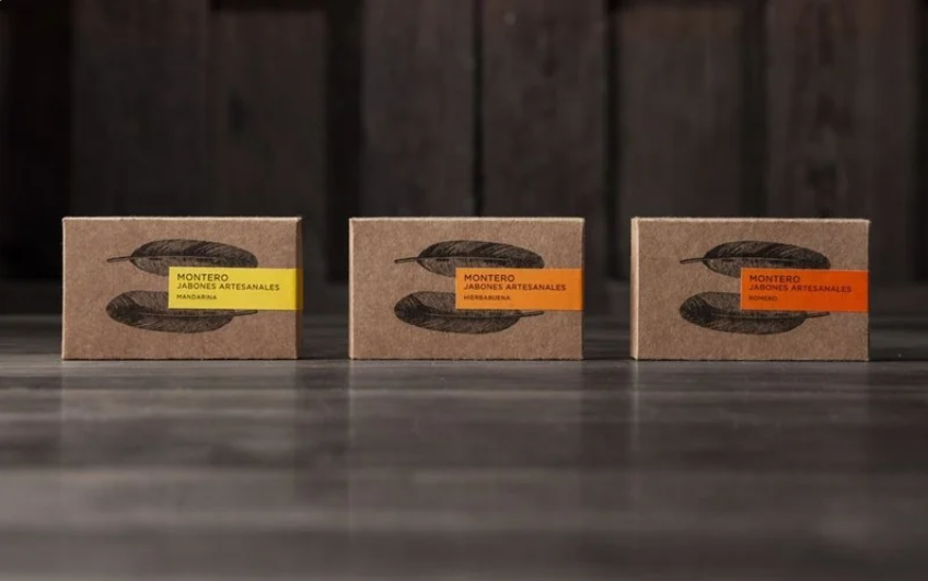 Minimalist product packaging with clean design