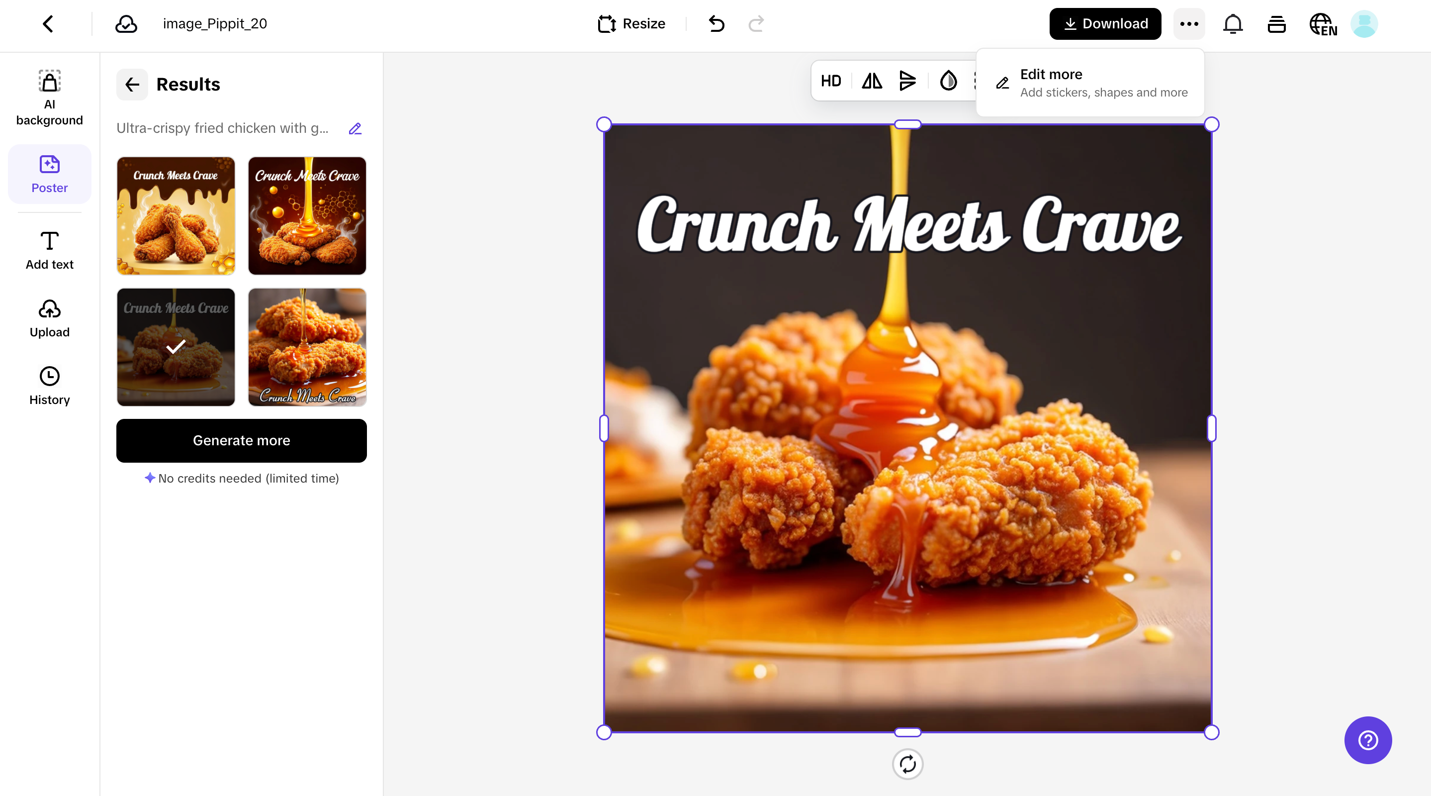 Customize your poster