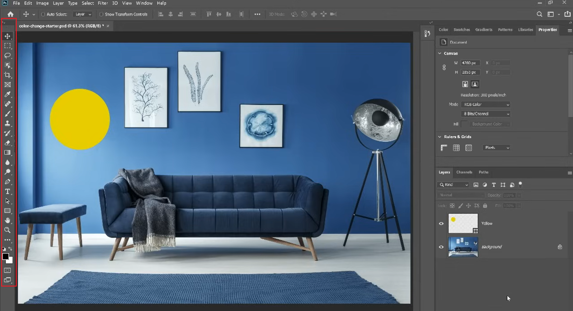 how to recolor something in photoshop