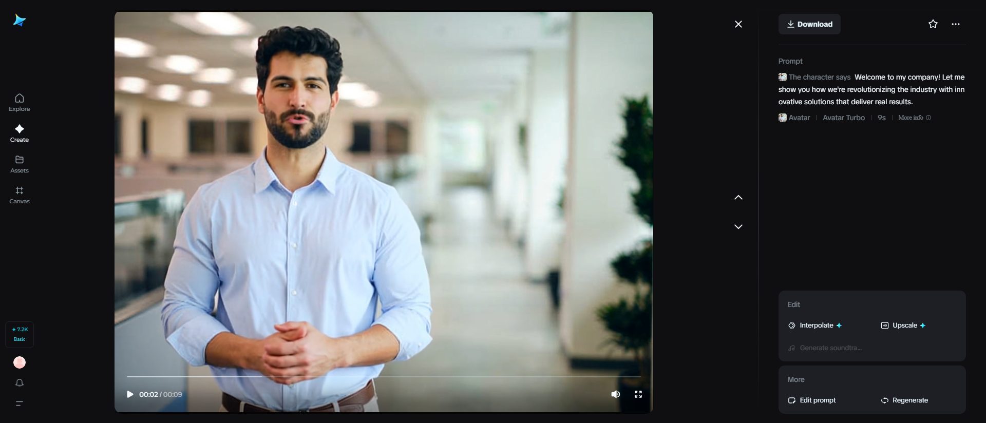 Transformação de retrato profissional