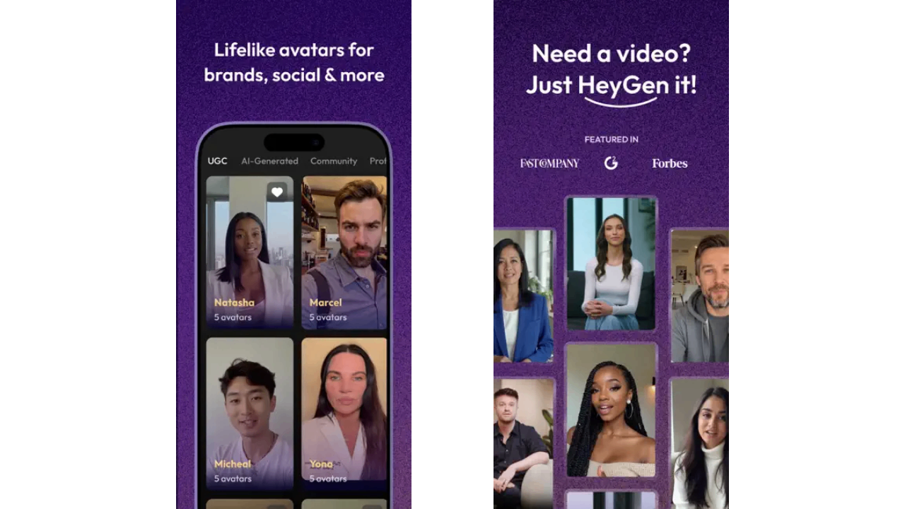 HeyGen AI avatarları