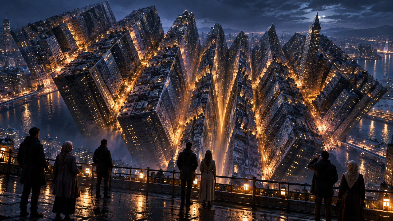 How to Clone a City Folding Viral Video Concept
